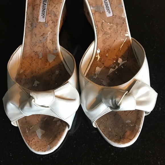 Manolo Blahnik Sandal Wedges - Picture 2 of 3